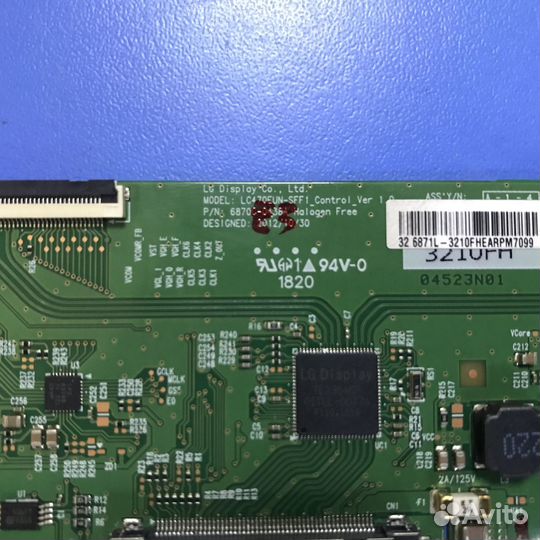 T-con плата для телевизора philips 32pft4132/60