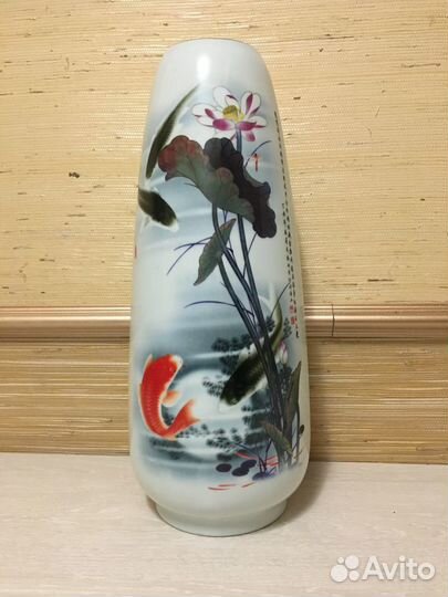 Ваза китайская фарфоровая 42см