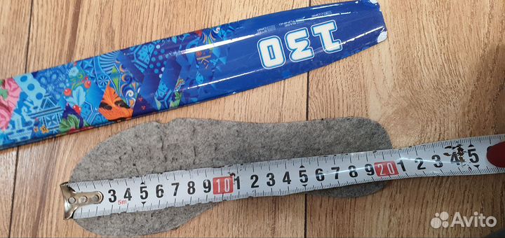 Лыжи беговые детские 130 комплект