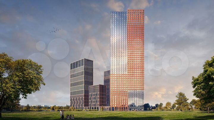 1-к. квартира, 40,7 м², 23/32 эт.