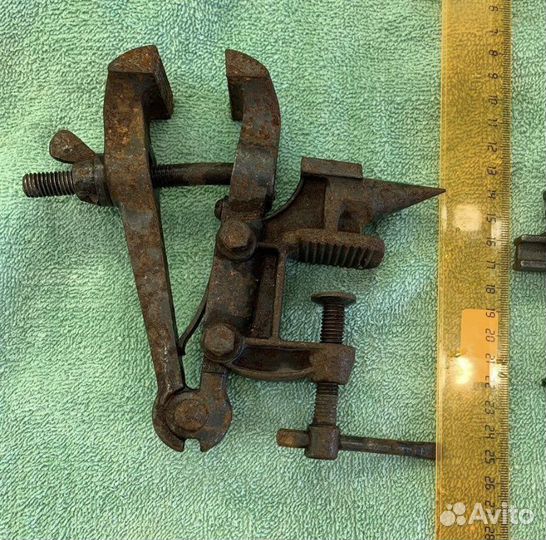 Тиски с наковальней СССР