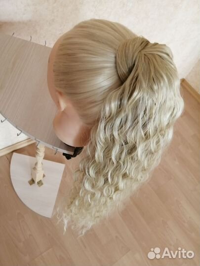 Кудрявый хвост на резинке