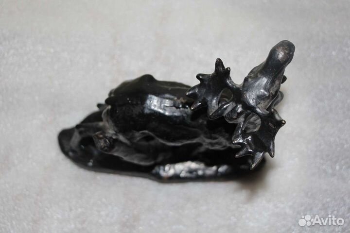 Статуэтка лось и олень. Чугун, силумин