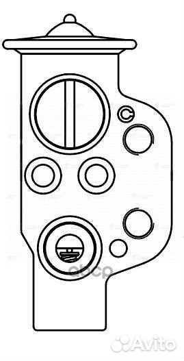 Ltrv 1853 клапан кондиционера расширительный V