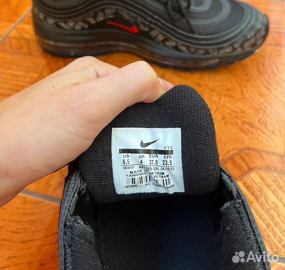 Кроссовки Nike Air Max 97, муж/жен, 235мм стопа