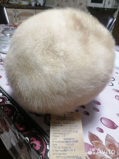 Берет женский норковый