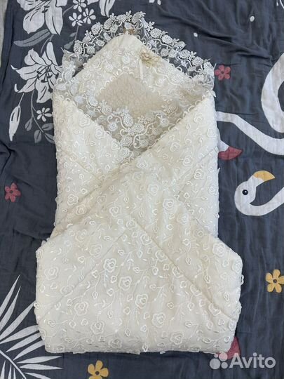 Зимнее одеяло на выписку