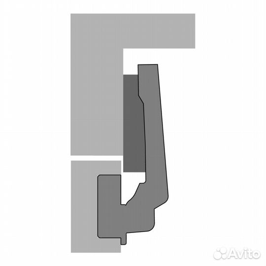 Петля Intermat 9966 угол 90, для фальшпанели, без