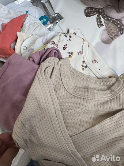 Мешок детских вещей с 68 до 98