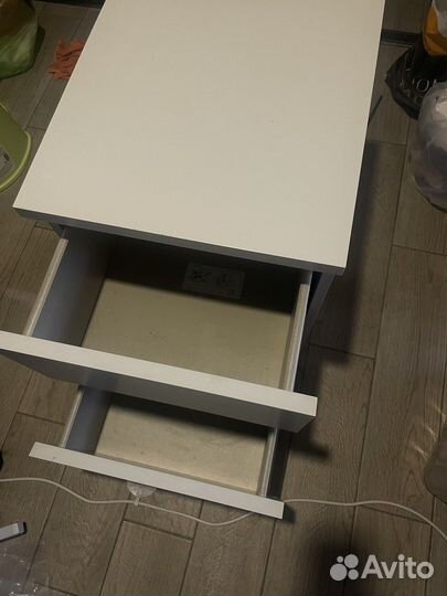 Тумба прикроватная IKEA белая