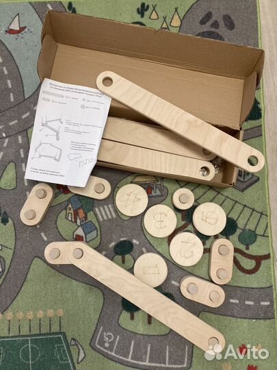 Дорожка балансировочная деревянная