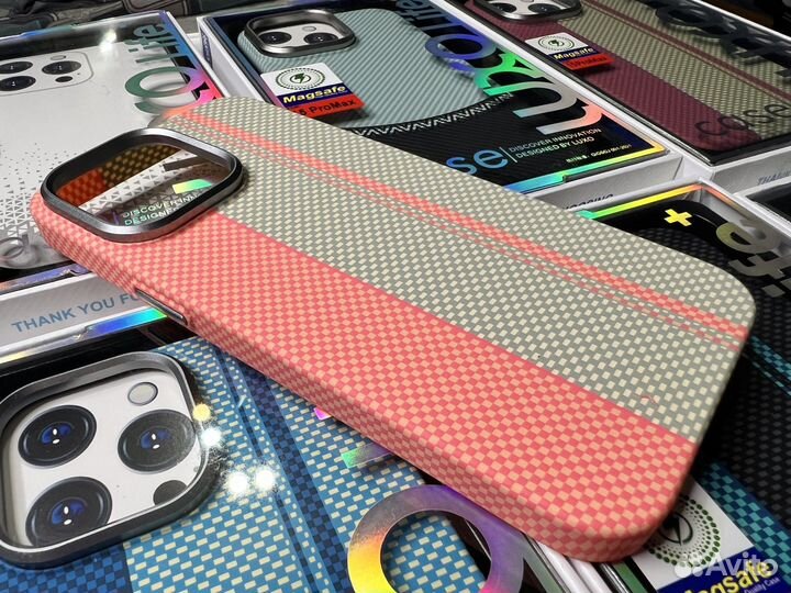 Чехол на iPhone 15 Pro max и др. Аналог Pitaka