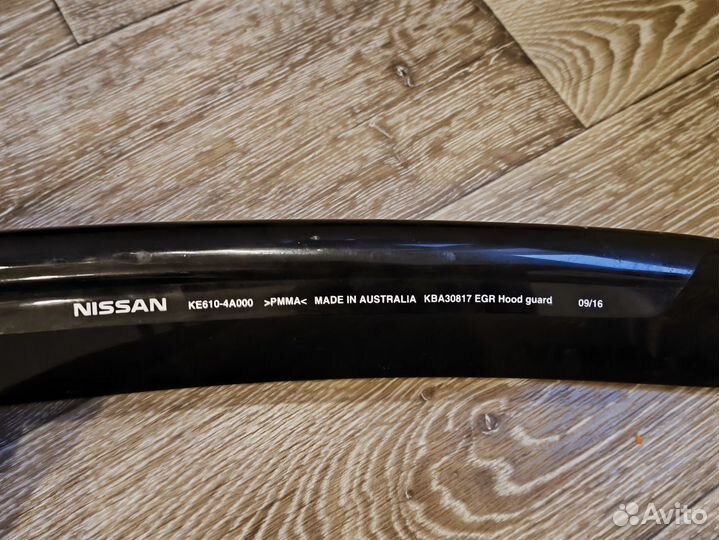 Дефлектор капота Nisssan Almera G13