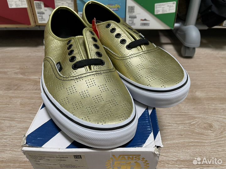 Кеды Vans gold 50th years (10US)