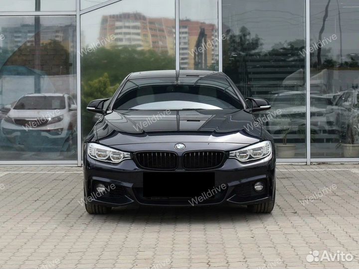 Крышки зеркал BMW F36 М стиль дорест черный глянец