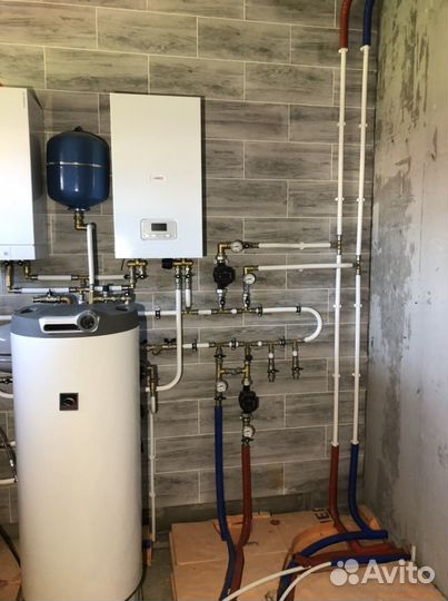 Монтаж отопления,водоснабжения и канализации