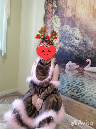 Новогодний костюм для девочки 122
