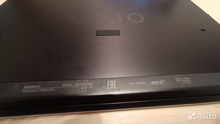 Продаю ультрабук sony vaio svp132A1CV