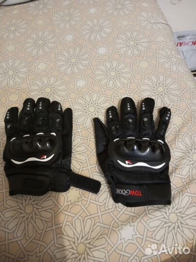 Маска и тактичные перчатки для мото кросса