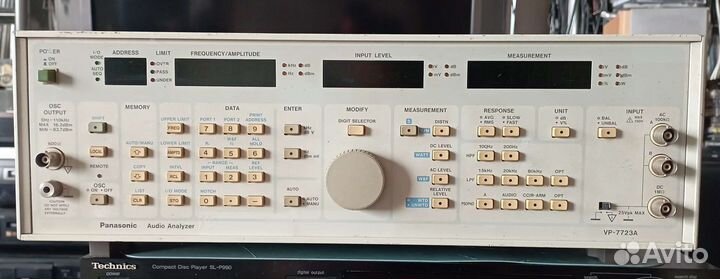 Panasonic VP-7723A Audio analyzer в ремонт