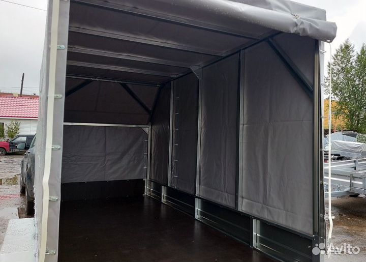 Прицеп 2-осный с балансирной подвеской 3.7х1.5х1.7