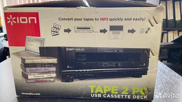 Двухкассетная стерео дека ION Tape 2 PC