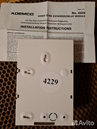Ademco 4229, 4208u