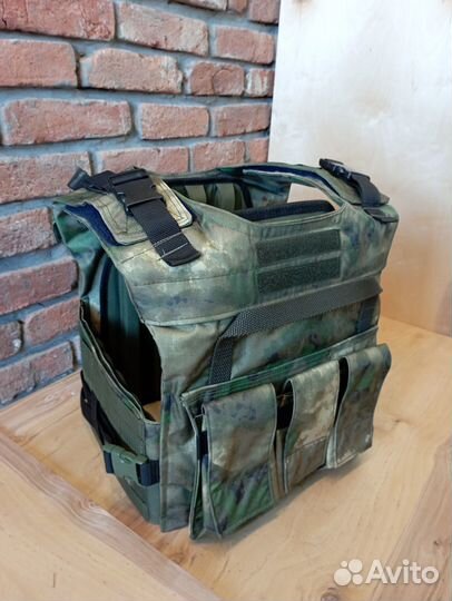 Бронежилет плитник с плитами Мох