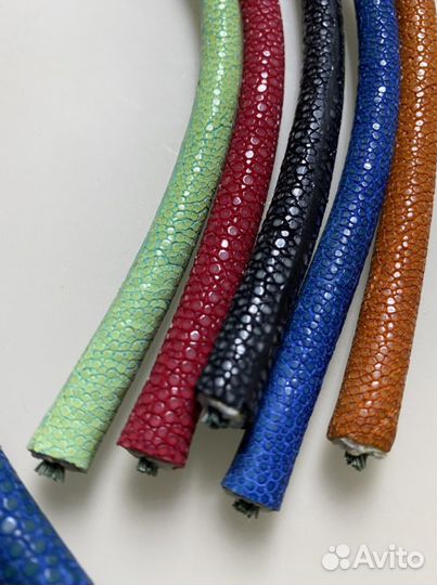 Шнур из кожи морского ската 8 мм