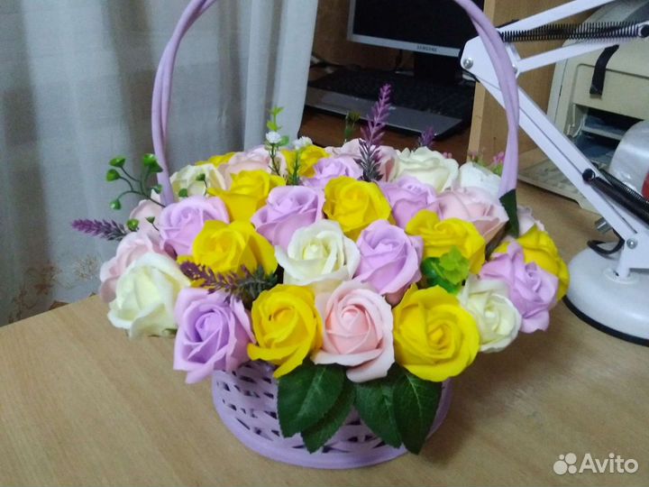 Мыльные розы букеты