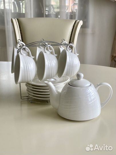 Фарфоровый чайный сервиз SAM&squito, новый