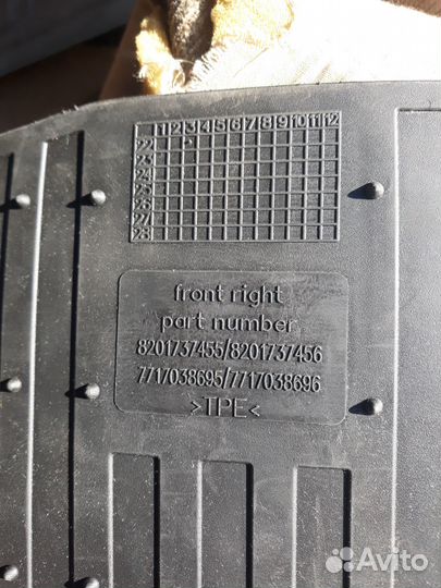 Комплект ковриков для Renault Logan новые