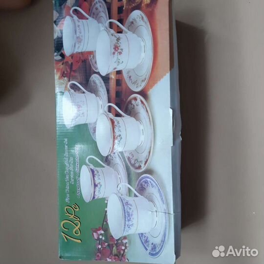 Китайский чайный фарфоровый набор на 6 персон