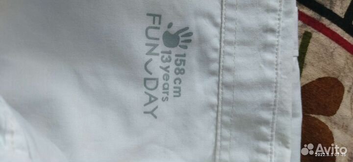 Рубашки 3шт. белые с коротким рукавом для 12-13лет