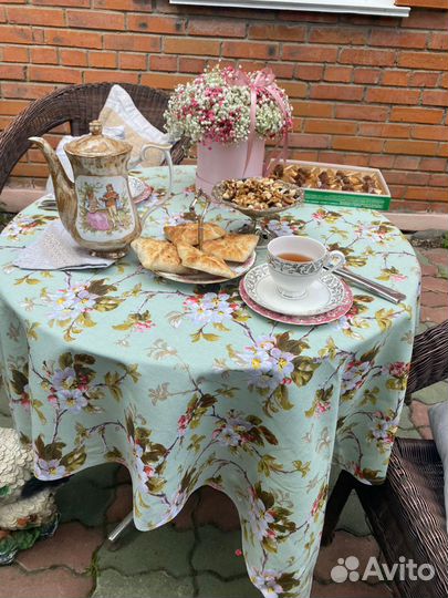 Скатерть лен новая