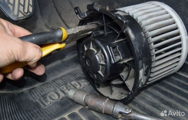 Ремонт моторчика печки VAG