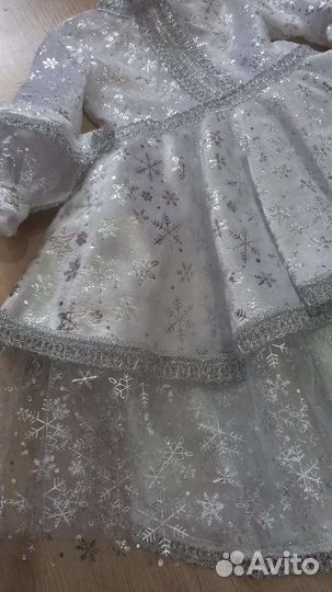 Костюм снегурочка, снежинка