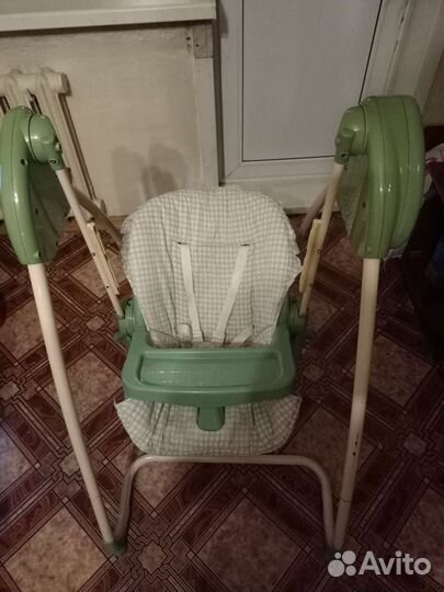 Детские качели - столик для кормления