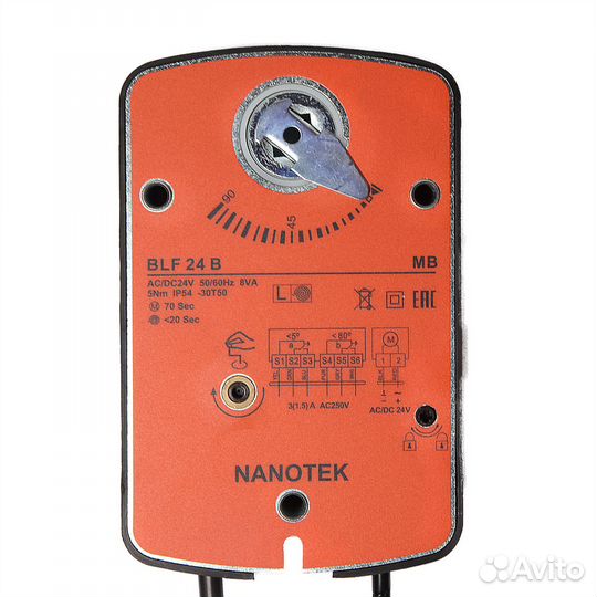 Электропривод клапана Nanotek BLF24B