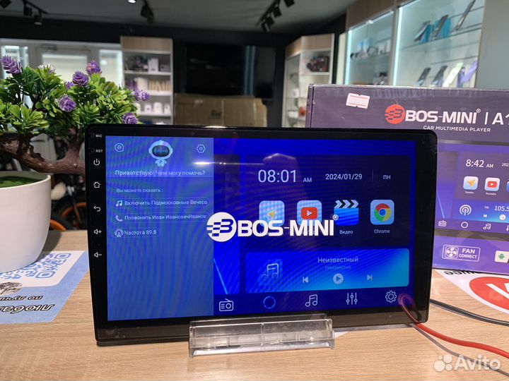 Магнитол Android Bos-Mini A1 Pro 4/64 10