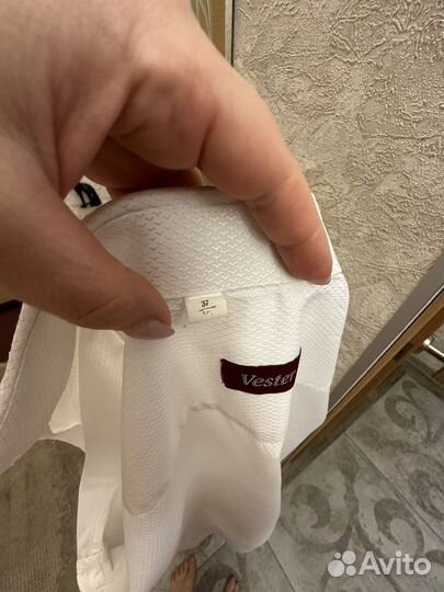 Рубашка белая для мальчика 44-46