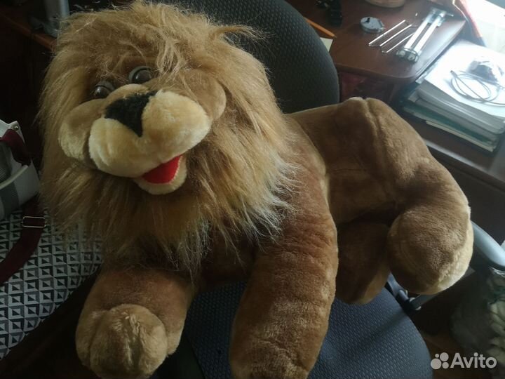 Мягкая игрушка лев большой новая