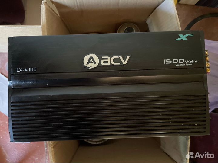 Автомобильный усилитель ACV lx-4.100