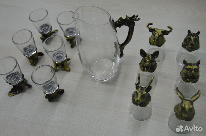 Набор рюмок перевертышей 