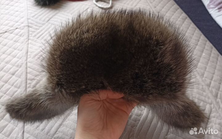 Шапка ушанка мужская меховая