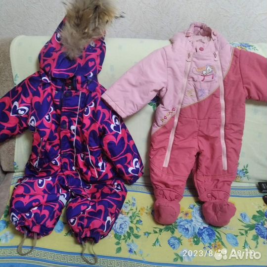 Зимний комбинезон для девочки