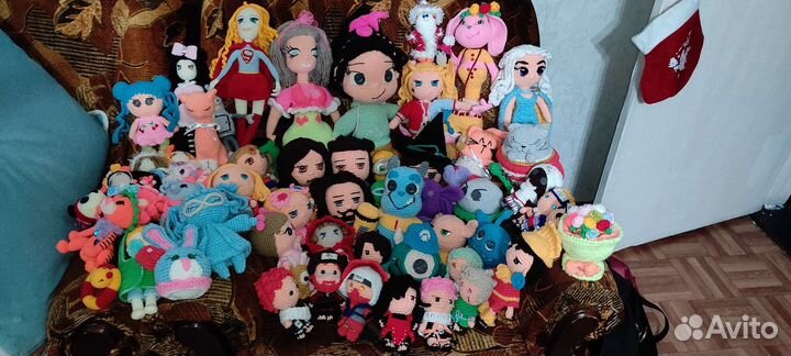 Вязаные игрушки ручной работы