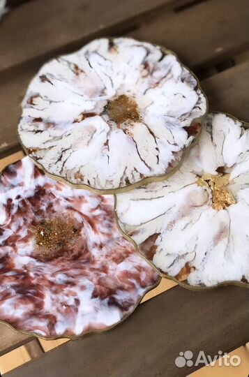 Подставки из эпоксидной смолы