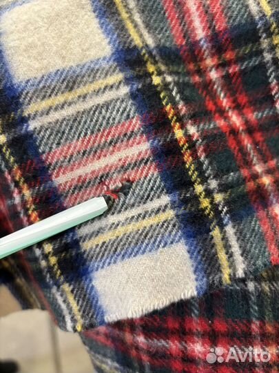 Кашемировый шарф в клетку Шотландия