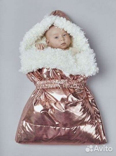 Конверт на выписку и в коляску зимний